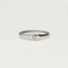 Starry Ring Met Strass Steentje