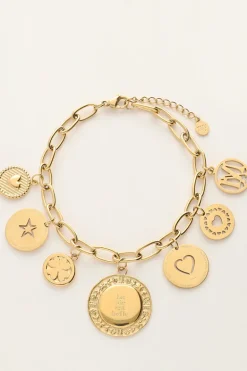 Starry Schakel Armband Met Munten
