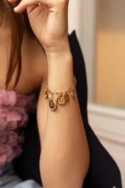 Starry Schakel Armband Met Munten