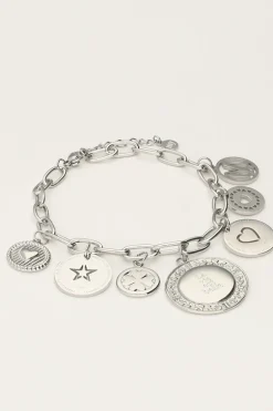 Starry Schakel Armband Met Munten