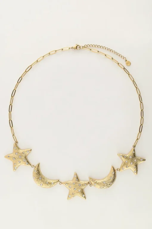 Starry Statement Ketting Met Manen & Sterren