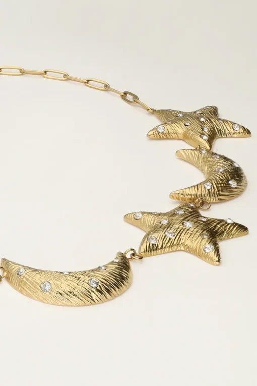 Starry Statement Ketting Met Manen & Sterren