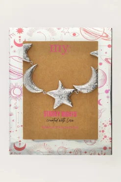 Starry Statement Ketting Met Manen & Sterren