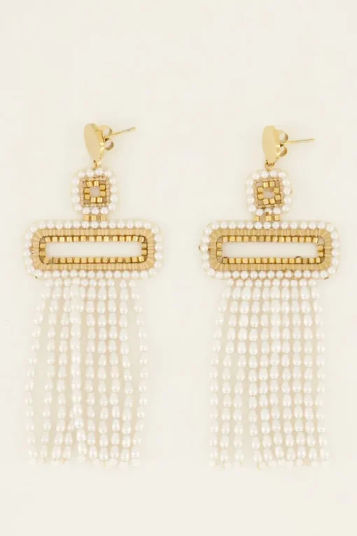 Statement Oorhangers Met Parels