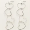 Statement Oorhangers Met Open Hartjes