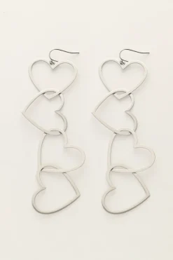 Statement Oorhangers Met Open Hartjes