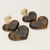 Statement Oorhangers Met Panterprint Hartjes