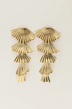 Statement Oorhangers Met Blaadjes