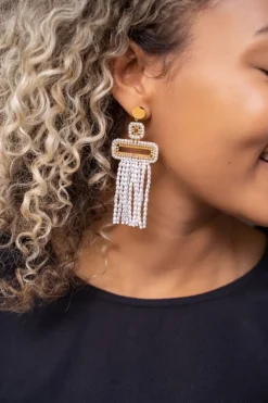 Statement Oorhangers Met Parels