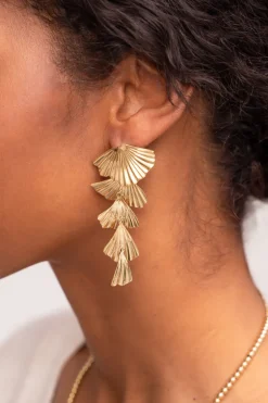 Statement Oorhangers Met Blaadjes