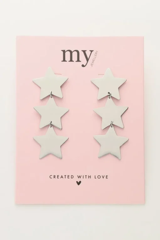 Statement Oorhangers Met Drie Sterren