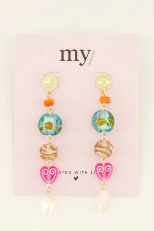 Statement Oorhangers Met Parels En Steentjes