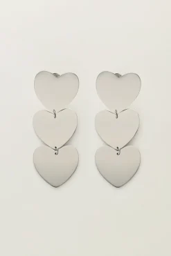 Statement Oorhangers Met Drie Hartjes