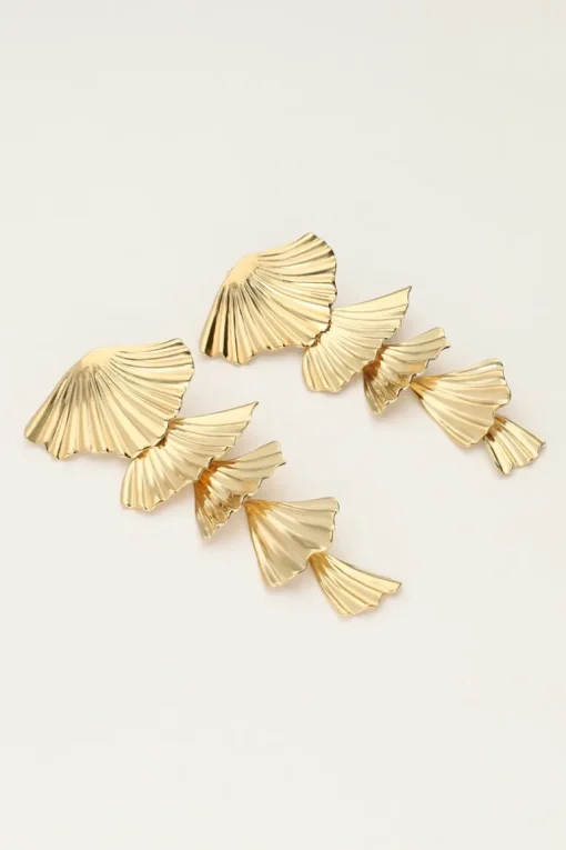 Statement Oorhangers Met Blaadjes