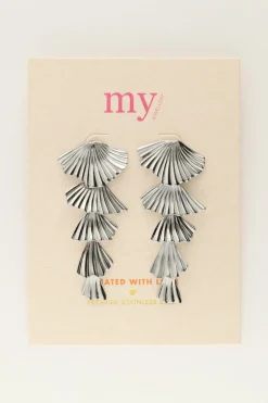 Statement Oorhangers Met Blaadjes