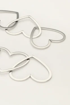 Statement Oorhangers Met Open Hartjes
