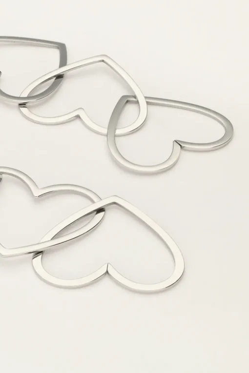 Statement Oorhangers Met Open Hartjes
