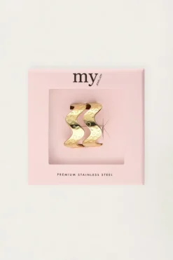Statement Ring Met Dubbele Wave