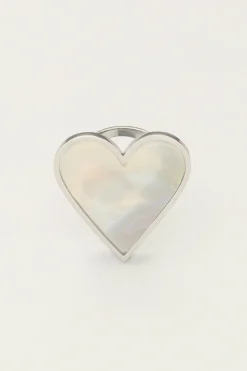 Statement Ring Met Groot Hart