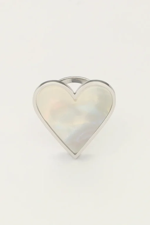 Statement Ring Met Groot Hart