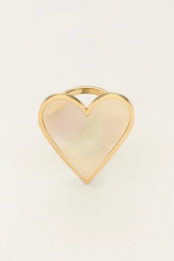 Statement Ring Met Groot Hart
