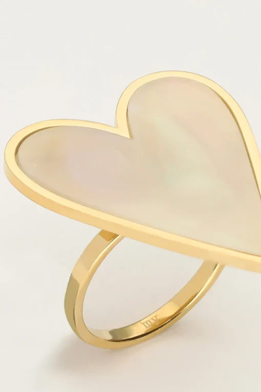 Statement Ring Met Groot Hart