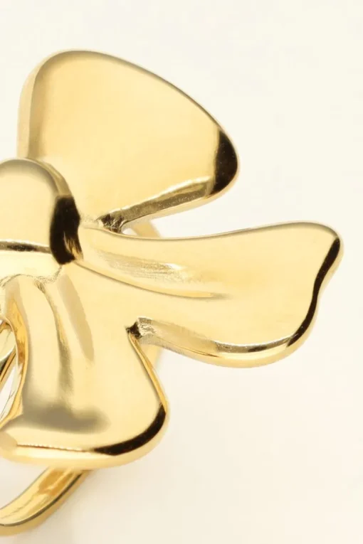 Statement Ring Met Grote Strik En Hart