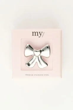 Statement Ring Met Grote Strik En Hart