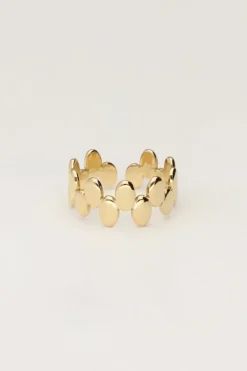 Statement Ring Met Ovalen Details