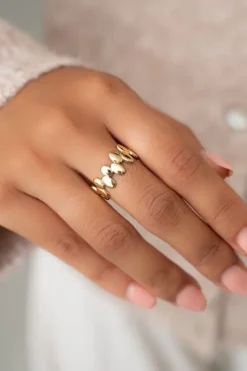 Statement Ring Met Ovalen Details