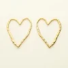 Statement Studs Met Groot Open Hart
