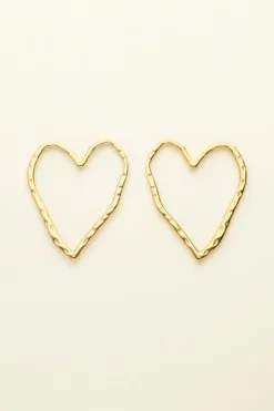 Statement Studs Met Groot Open Hart