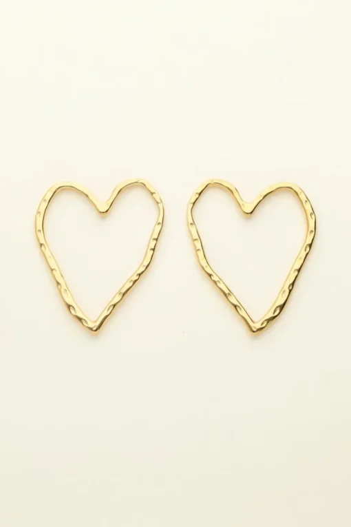 Statement Studs Met Groot Open Hart