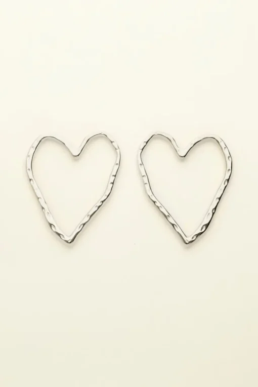 Statement Studs Met Groot Open Hart