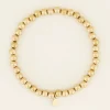 Stretch Armband Stalen Kralen