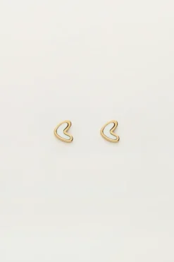 Studs Hart Met Parelmoer