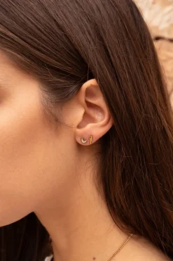 Studs Hart Met Parelmoer