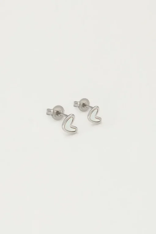 Studs Hart Met Parelmoer