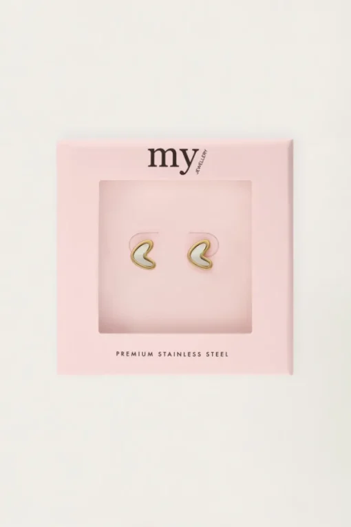Studs Hart Met Parelmoer