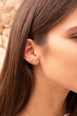 Studs Met Hartje En Strass