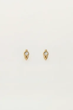 Studs Rond Met Strass