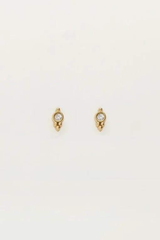 Studs Rond Met Strass