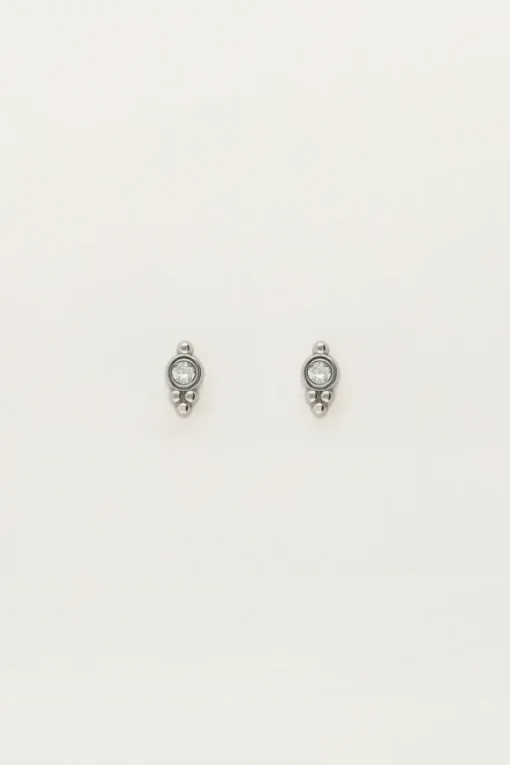 Studs Rond Met Strass