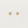Studs Vierkant Met Strass