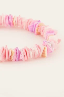 Sunchasers Enkelbandje Met Roze Surf Kralen