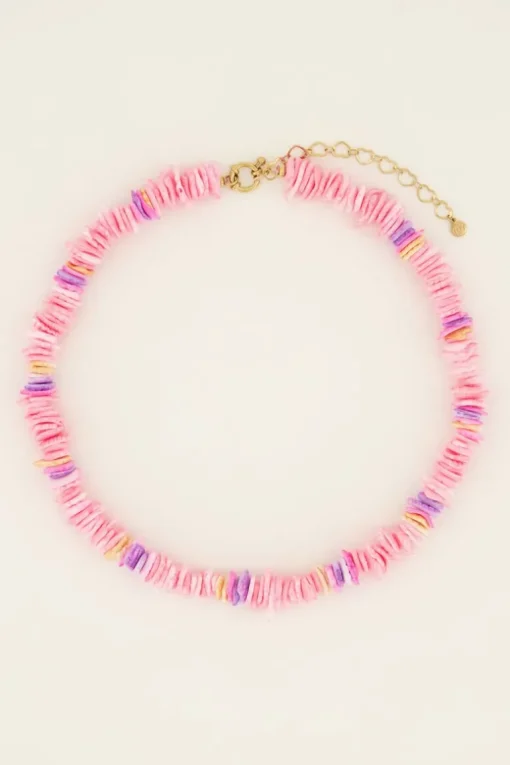 Sunchasers Ketting Met Roze Surfkralen