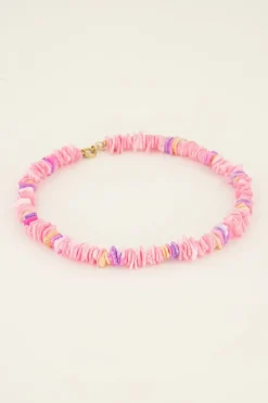 Sunchasers Ketting Met Roze Surfkralen