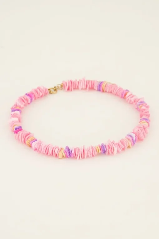 Sunchasers Ketting Met Roze Surfkralen