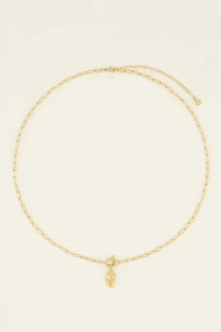 Sunchasers Schakelketting Met Slotje & Kever Bedel