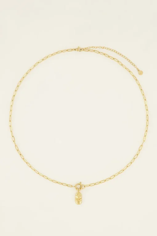 Sunchasers Schakelketting Met Slotje & Kever Bedel